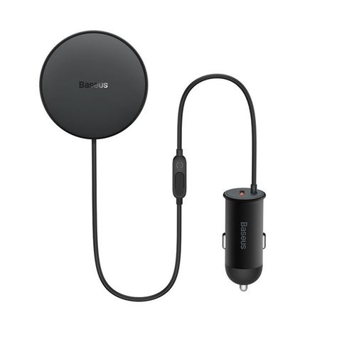Cargador Inalámbrico MagSafe para Autos - Baseus - Negro-0