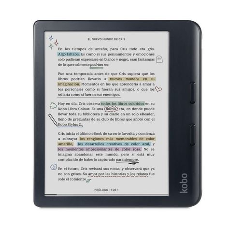 Lector E Reader Kobo Libra Colour HD 7" - 32GB - Negro-0