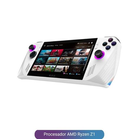 Consola Portátil ASUS ROG Ally 7" - Procesador AMD Ryzen Z1 - 512GB - Blanca-2
