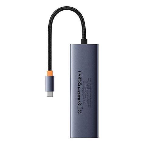 Adaptador HUB 7 en 1 USB-C: HDMI, USB 3.0 x2, Ethernet, USB-C, SD - Baseus-3