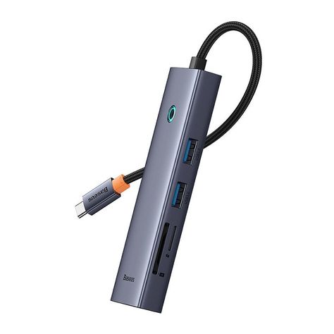 Adaptador HUB 7 en 1 USB-C: HDMI, USB 3.0 x2, Ethernet, USB-C, SD - Baseus-4