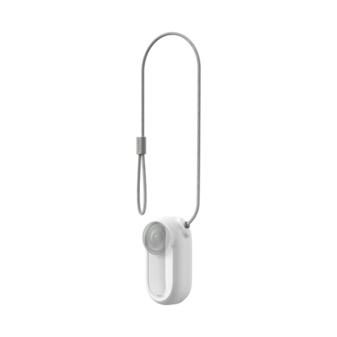 Cable de Seguridad con Imán Colgante para Insta360 GO 3 y GO 3S - Blanco-1