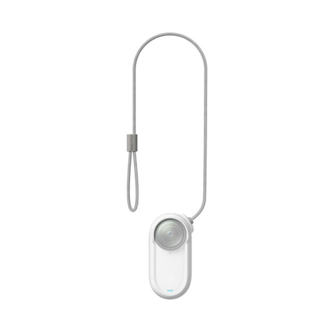 Cable de Seguridad con Imán Colgante para Insta360 GO 3 y GO 3S - Blanco-3