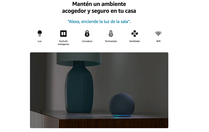 Parlante Inteligente Alexa Echo Dot 5 Generación - Azul-9
