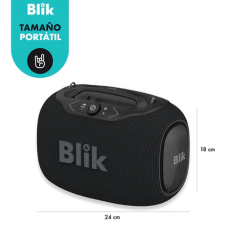 Parlante Bluetooth Blik Partybass120 - Negro-4