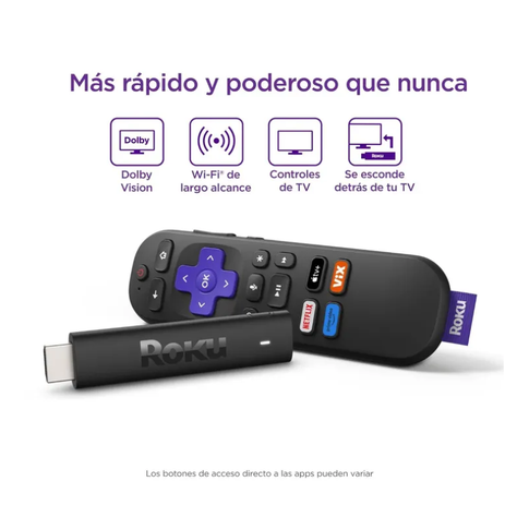 Roku Streaming Stick 4K HDR Dolby Vision Reacondicionado-1