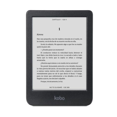 Lector E Reader Kobo Clara BW HD 6" - 16GB - Negro-0