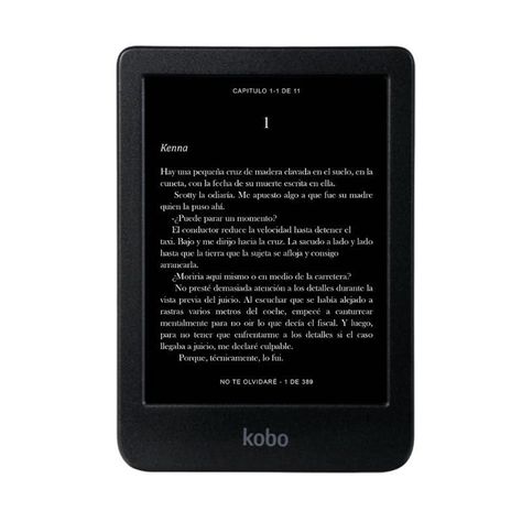 Lector E Reader Kobo Clara BW HD 6" - 16GB - Negro-1