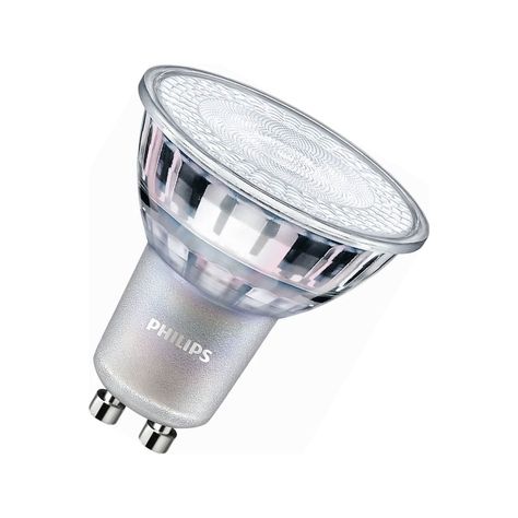 AMPOLLETA GU10 PHILIPS 7W LUZ CÁLIDA DIMEABLE GRIS-1