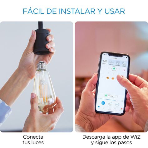 AMPOLLETA FIL INTELIGENTE WIZ E27 6.9W L/CLDA DIMM-2