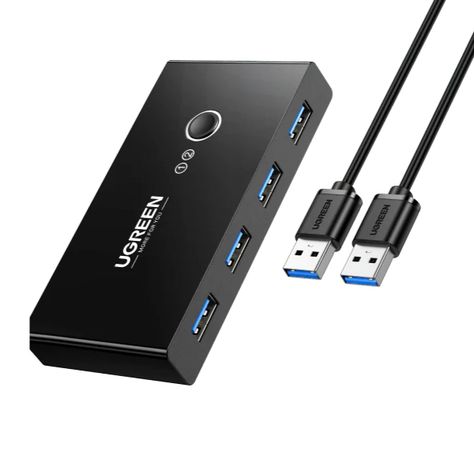UGREEN Conmutador 2 en 4 USB 3.0 A-1
