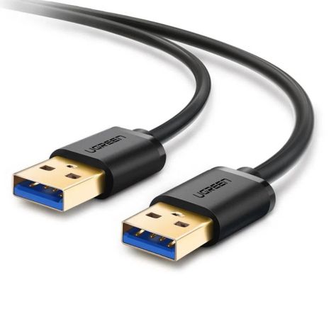 UGREEN Cable USB 3.0 AM a AM 2M Negro-1