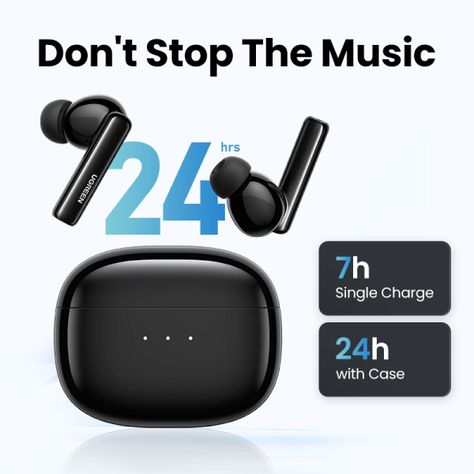 UGREEN Audífonos Inalámbricos HiTune T3 Negro-1