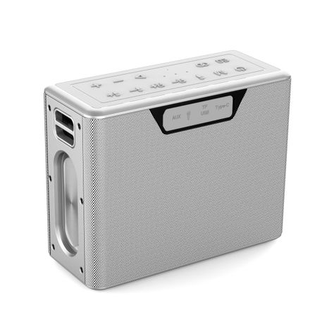 HiFuture MusicBox Speaker Silver-3