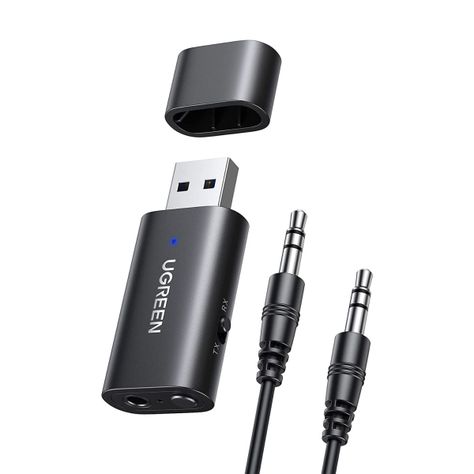 UGREEN Transmisor y Receptor Bluetooth con Micrófono-0