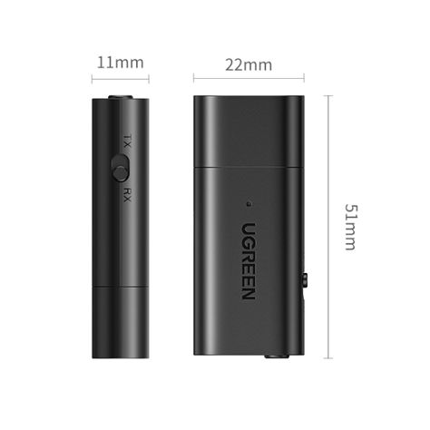 UGREEN Transmisor y Receptor Bluetooth con Micrófono-1