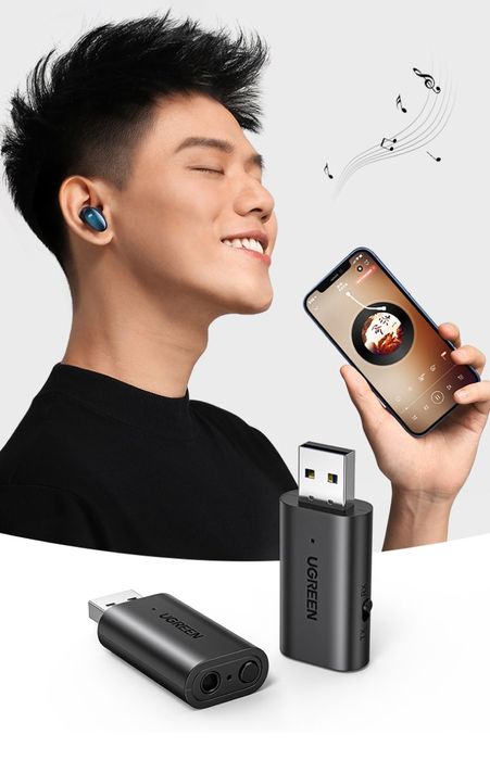 UGREEN Transmisor y Receptor Bluetooth con Micrófono-5