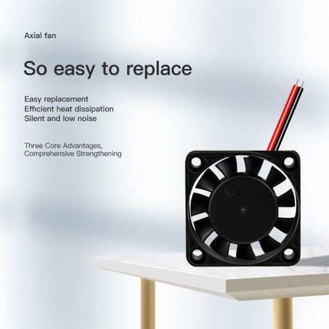 Repuesto Creality Ventilador 4010 Axial 24V-4