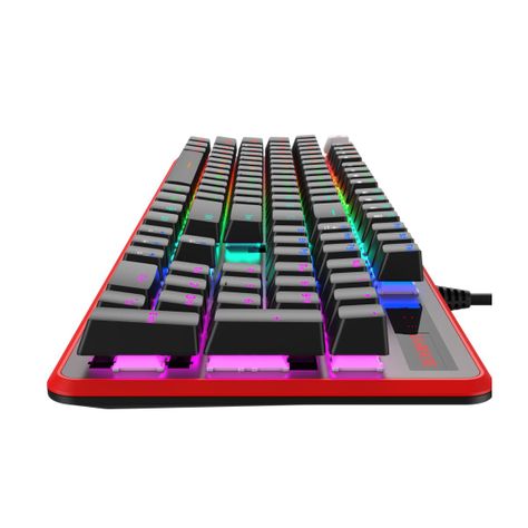 Havit Teclado Gamer Rojo-9