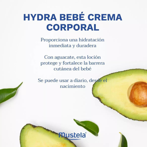 Crema Corporal Hydra bebe Mustela 300ML-1