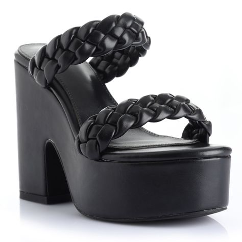 Sandalia Negro Via Uno 22433601-3