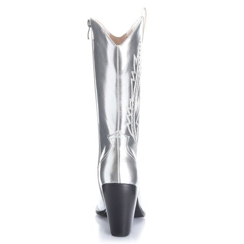 Bota Mujer Plata Via Uno 12513312-1
