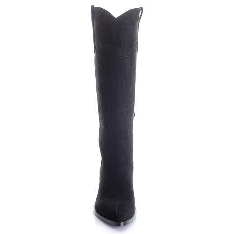 Bota Mujer Negro Via Uno 12512315-2