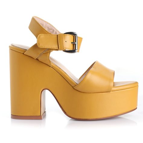 Sandalia Amarillo Via Uno 22433602-0