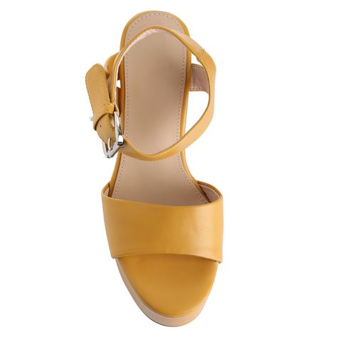 Sandalia Amarillo Via Uno 22433602-2