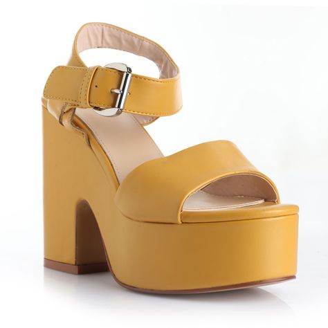 Sandalia Amarillo Via Uno 22433602-3