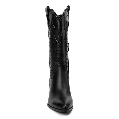 Bota Mujer Negro Via Uno 12511301-2