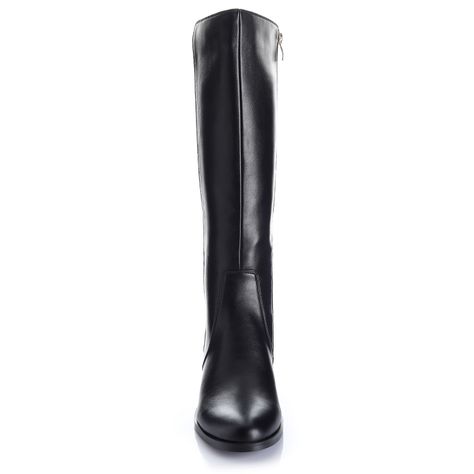 Bota Mujer Negro Via Uno 12532301-2
