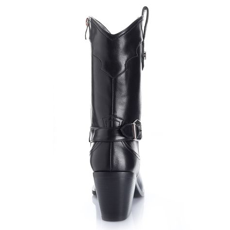 Botin Mujer Negro Via Uno 12512409-1