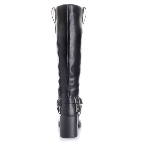 Bota Mujer Negro Via Uno 12533311-1
