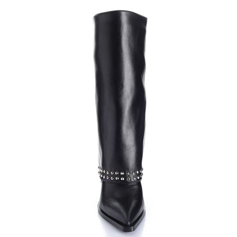 Bota Mujer Negro Via Uno 12513309-2