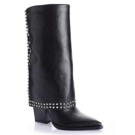 Bota Mujer Negro Via Uno 12513309-3