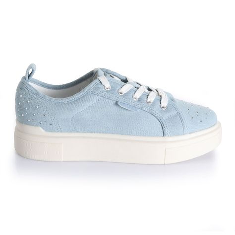 Zapatilla Mujer Azul Via Uno 22541701-0