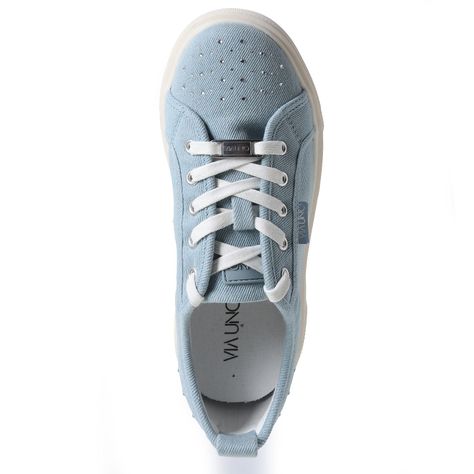 Zapatilla Mujer Azul Via Uno 22541701-2
