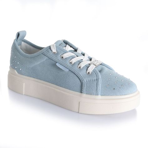 Zapatilla Mujer Azul Via Uno 22541701-3