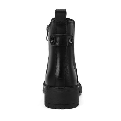 Botin Mujer Negro Via Uno 12531433-1