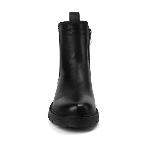 Botin Mujer Negro Via Uno 12531433-2