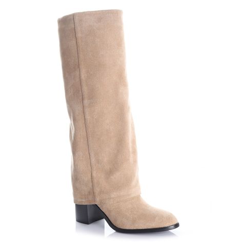 Bota Mujer Beige Via Uno 12533301-3