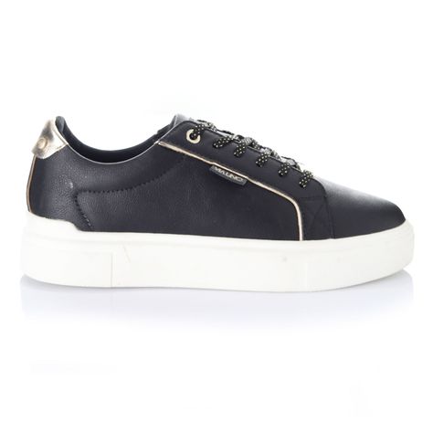 Zapatilla Mujer Negro Via Uno 12541712-0
