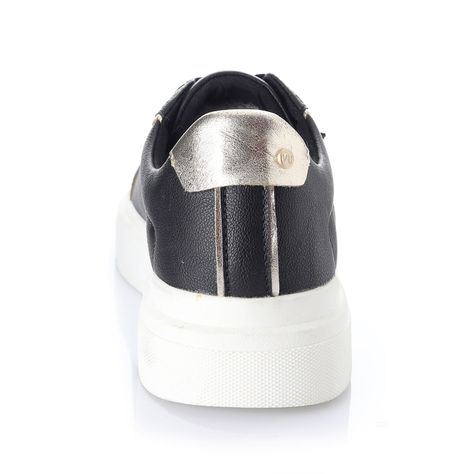 Zapatilla Mujer Negro Via Uno 12541712-1