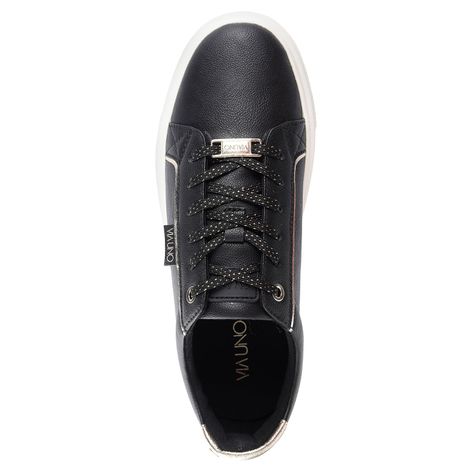 Zapatilla Mujer Negro Via Uno 12541712-2