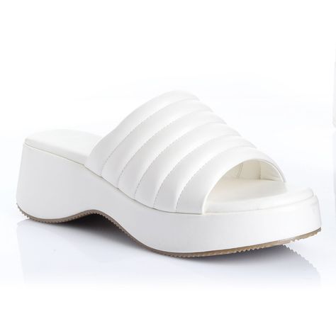 Sandalia Mujer Crema Via Uno 22541611-3