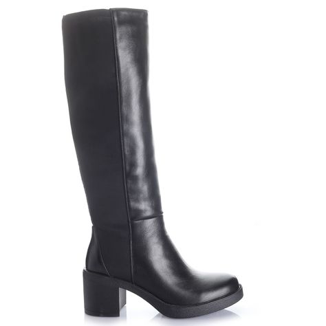 Bota Mujer Negro Via Uno 12532310-0