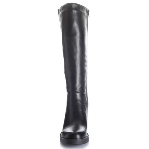 Bota Mujer Negro Via Uno 12532310-2