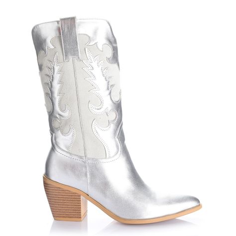Bota Mujer Plata Via Uno 12512302-0