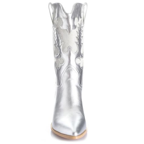 Bota Mujer Plata Via Uno 12512302-2